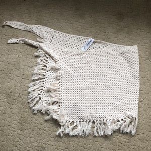 Crochet wrap skirt (beach coverup)